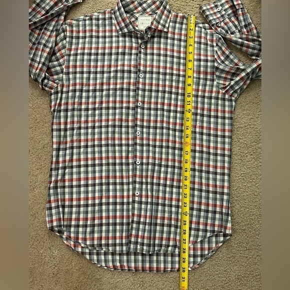 Billy Reid Men’s Medium Slim Cut Long Sleeve Button Down Shirt - Picture 6 of 8